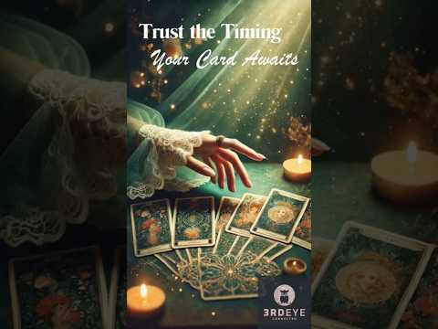 Trust the Timing:  Your Tarot Card Awaits! #tarot