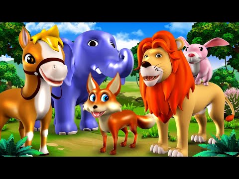 बेवकूफ खरगोश और शेर - Foolish Rabbit and Lion King Story | Hindi Kahaniya Comedy Stories | JOJO TV