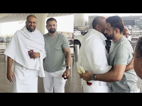 Yusuf Pathan & Irfan Pathan Spotted At Mumbai Airport