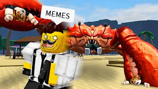 ROBLOX Strongest Battlegrounds Funny Moments Part 8 (MEMES) 💪