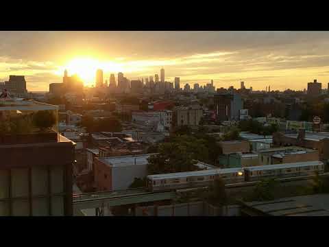 Sunset from Crown Heights Rooftop, Brooklyn