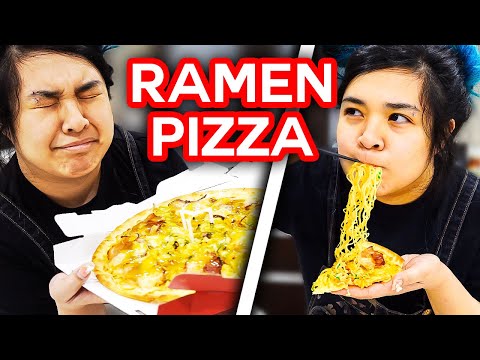 I Tried Japan's RAMEN PIZZA