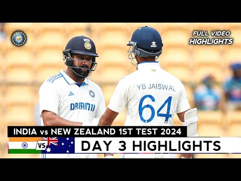 India vs New Zealand 1st Test DAY 1 Full Match Highlights | IND vs NZ 1st Test 2024 DAY 1 Highlights