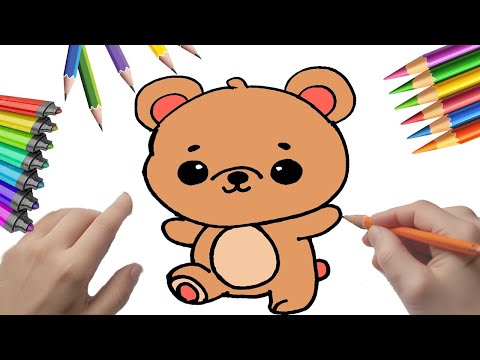 Dibujos de ositos bebés para colorear  #fundraw #peketona #OSITOBEBE  #osito