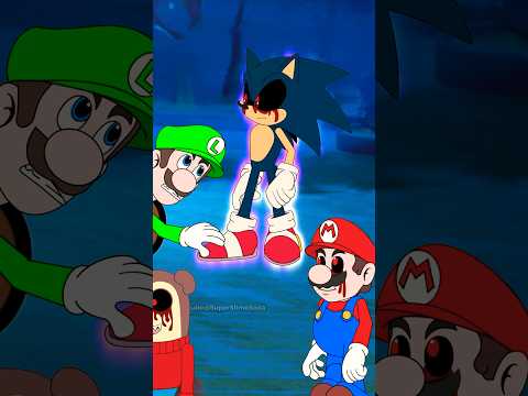 SONIC.EXE vs LUIGI #sonic #sonicthehedgehog #supermario