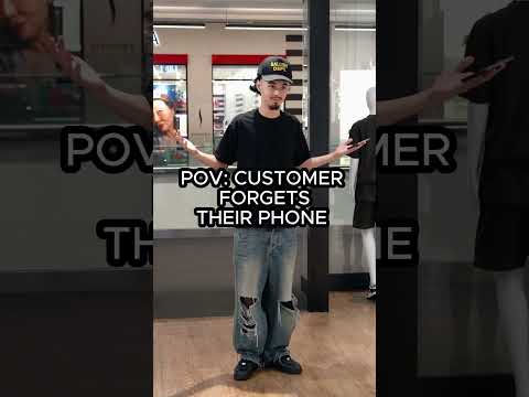 POV: CUSTOMER FORGETS PHONE #sneakers #jordan1bred #basketballshoes #jordan1patentbred #basketball