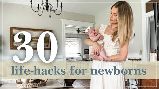 30 Newborn Baby Hacks That Every First Time + New Mom Should Know