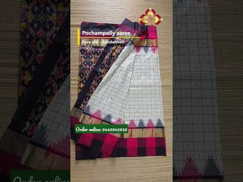 #silksarees #shilpafashiontv #sarees order online | Pochampally pure silk