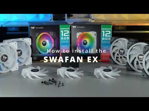 SWAFAN EX12/ EX14: How to install SWAFAN EX12/ EX14 Fans for CASE | RADIATOR