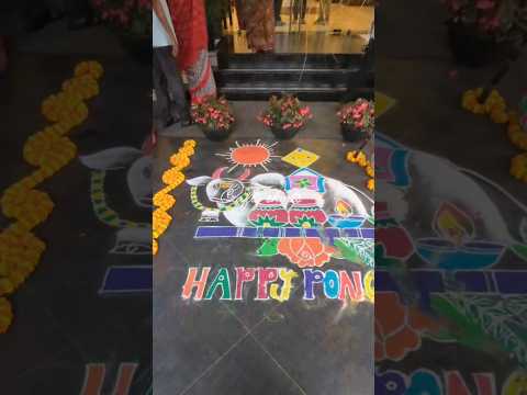 Pongal Rangoli @youtube #shorts