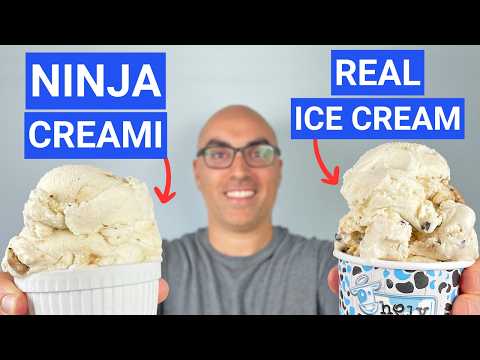 Ninja Creami vs. Real Ice Cream (TASTE TEST!)