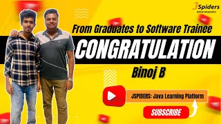 From Aspiration to Achievement | Binoj B’s Inspiring Journey to Software Engineer!