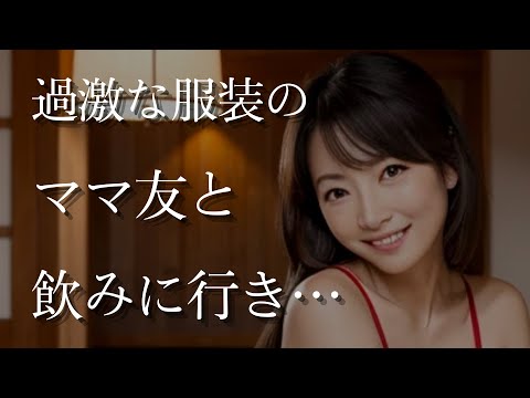 【大人の事情】ぶっ飛んだ服装のママ友と飲みに行き…