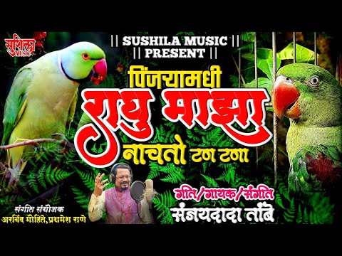 PINJARYAMADHI RAGHU MAZA NACHATO TANTANA | NEW DHAMMAL LOKGEET |  SANJAY DADA TAMBE |