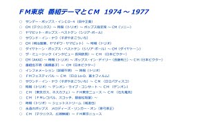 ＦＭ東京の番組テーマとＣＭ（その１） 1974～1977