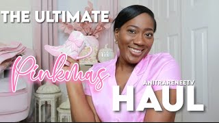 THE ULTIMATE CHRISTMAS PINKMAS HAUL : TJ Maxx, Homegoods,Burlington, & More!