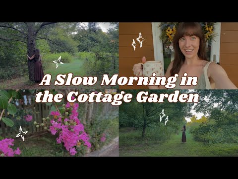 ☕️ SLOW & COZY SUMMER MORNING 🌾 Cottage Garden, Slow Living, Cottagecore Vlog, Practical Magic