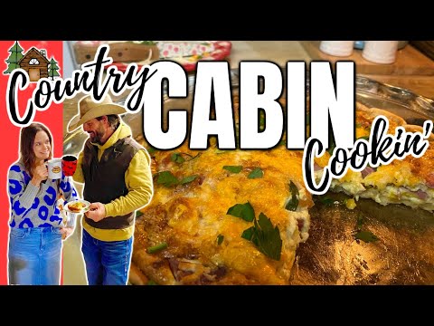 When we made Quiche COUNTRY! 😳 Country Cabin Breakfast Quiche & Christmas HAS hit the stores y'all!