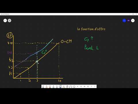 Microéconomie : L'offre (partie 2)