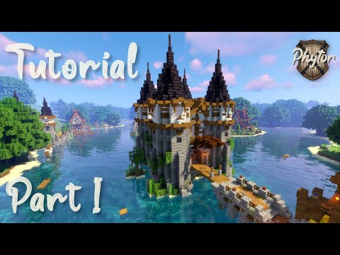 Minecraft Tutorial: How To Build A Medieval Castle! - Part 1