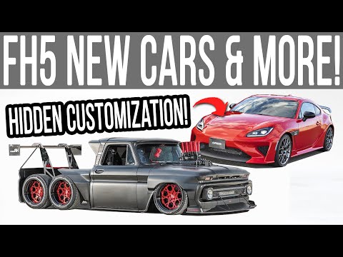 Forza Horizon 5 New Cars & Hidden Customizations Leaked!