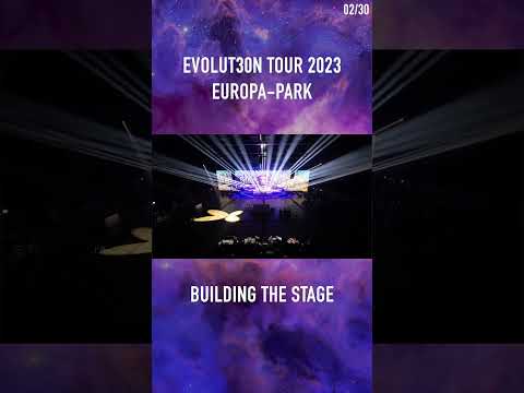 DJ BoBo - EVOLUT30N TOUR 2023 - EUROPA-PARK - BUILDING THE STAGE 02/30 #shorts