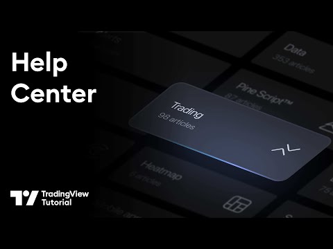 The TradingView Help Center (How to Open Tickets): Tutorial