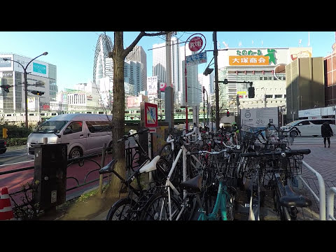 Shinjuku, Pedestrian Paradise,  新宿通り 自転車