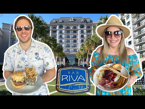 NEW Menu at Bar Riva! Disney World's Hidden Gem at Disney's Riviera Resort