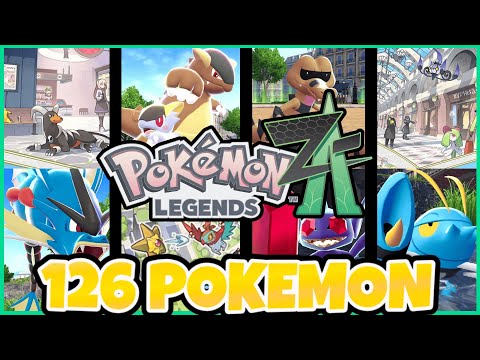 126 CONFIRMED Pokemon & MEGAS Coming to Pokemon Legends Z-A!