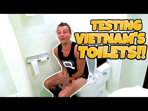 Testing The Toilets In Vietnam!! - Travelling In Vietnam!