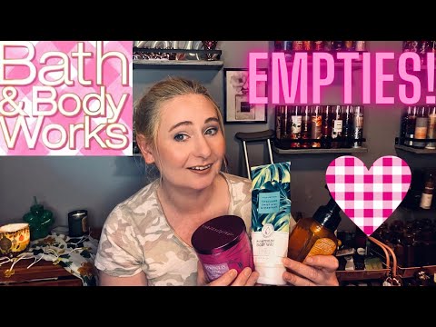 BATH & BODY WORKS EMPTIES + OTHER BODY CARE | Fine Fragrance Mists, Body Washes, Candles & More! 🛁