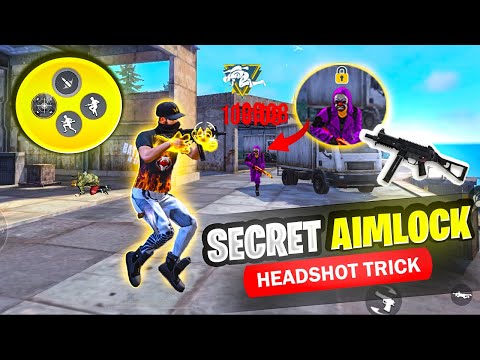 PERFECT AIM LOCK 🔒 FOR MOBILE || FREE FIRE NEW HEADSHOT TRICK  ALWAYS RED NUMBERS ON MOBILE 🎯