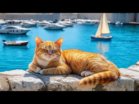 12 Hours Sleep Music for Cats 🐈 Calming Music for Cats Stress and Anxiety Relief♬ Cats Music