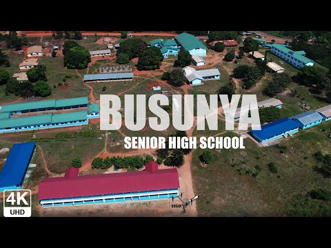 Busunya Senior High School BUSEC Aerial View 4K