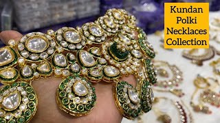 kundan,Tyaani Kundan,Polki Necklaces Collection| Imitation Festive Jewellery Wholesale Market