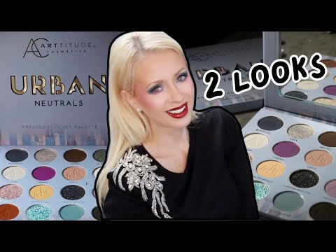 2 Looks Tutorial with NEW Arttitude Cosmetics URBAN NEUTRALS Palette