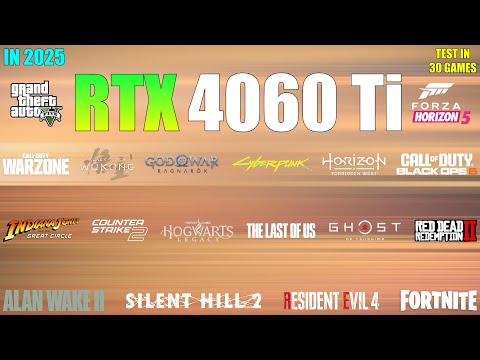 RTX 4060 Ti - Test in 30 Games in 2025 - is 8GB of VRAM Enough?