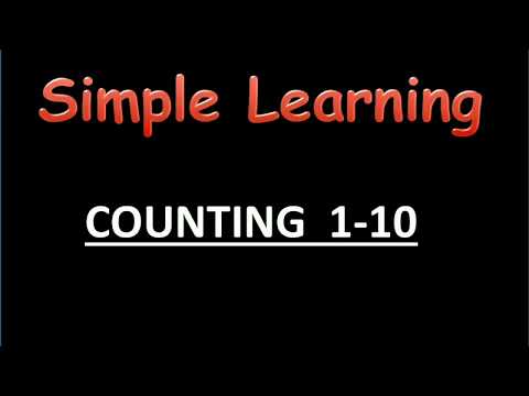 simple learning#counting 1-10#counting for kids/toddlers