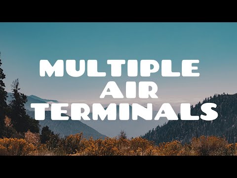 Connect Multiple Air Terminals to Same Duct Run