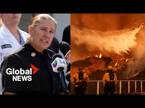 LA wildfires: Fire chief warns of "next wave of wind events"