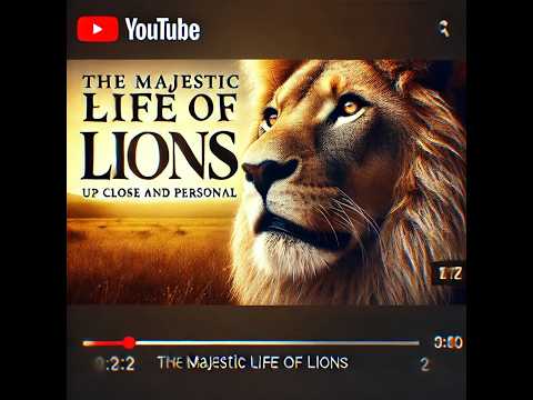 The Majestic Life of Lions: Up Close and Personal