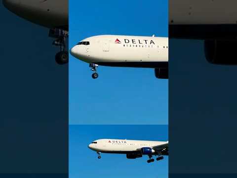 Delta Airlines arriving at Barcelona #youtubeshorts #planespotting #shorts #short #remix #aviation