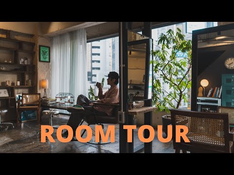 【ルームツアー】HOTELのこだわりポイント紹介！/ビンテージ家具/インテリア/美容室内装デザイン/HOTEL Vlog#41