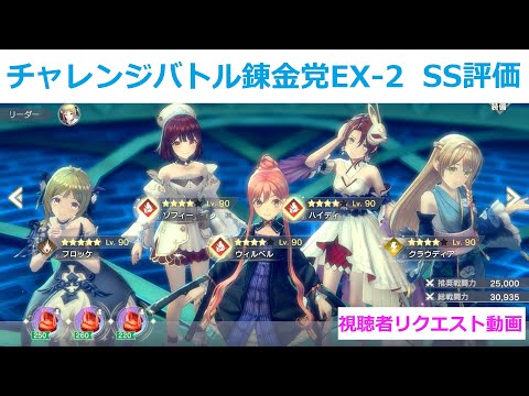 【レスレリ】チャレンジバトル錬金党EX-2【火ウィルベル】【視聴者リクエスト】【レスレリアーナのアトリエ】