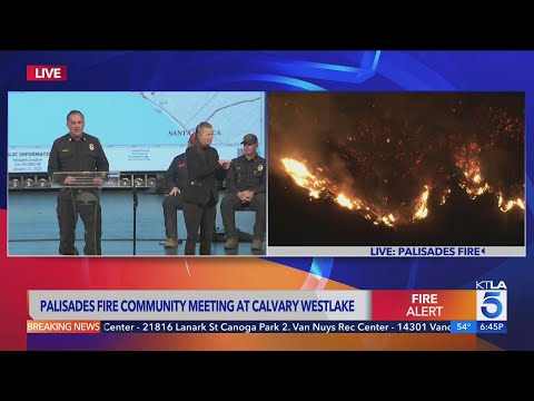 Officials provide update on Palisades Fire