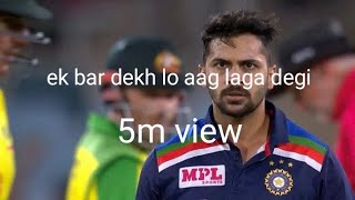 || Shardul Thakur ka attitude status in Indian power😡|| swing bolling | batting | filldin | #shorts