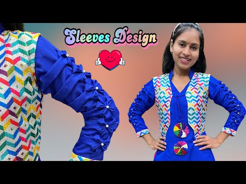 Beautiful Flower Sleeves Design Cutting and Stitching / Designer Sleeves / Simple Sleeves design