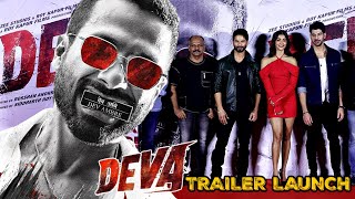 UNCUT Deva Official Trailer Launch Event | Shahid Kapoor, Pooja Hegde | Rosshan Andrrews