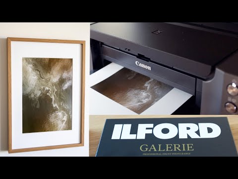 High Quality Printing At Home - HALBE Magnetic Picture Frames, Canon PRO-10S  and Cotton paper rag